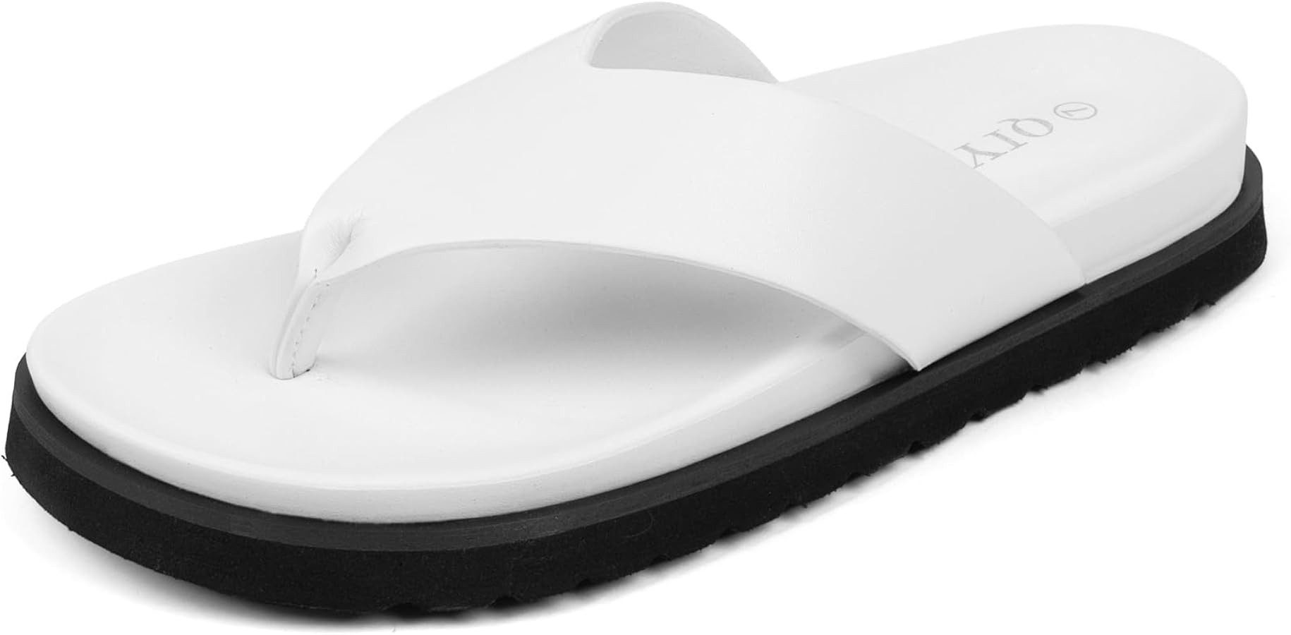 Flip Flops Platform Thong Sandals for Women Open Round Toe Comfy Slip on Flats Sandals Casual Sum... | Amazon (US)