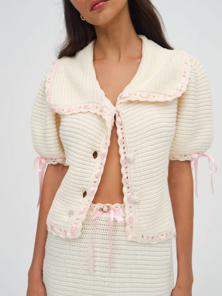 Olina Crochet Cardigan | For Love & Lemons