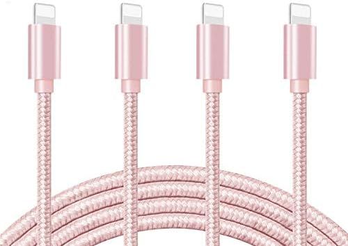 Phone Charger 【4Pack】 10FT Nylon Braided USB Charging & Syncing Cable Compatible with Phone12... | Amazon (CA)