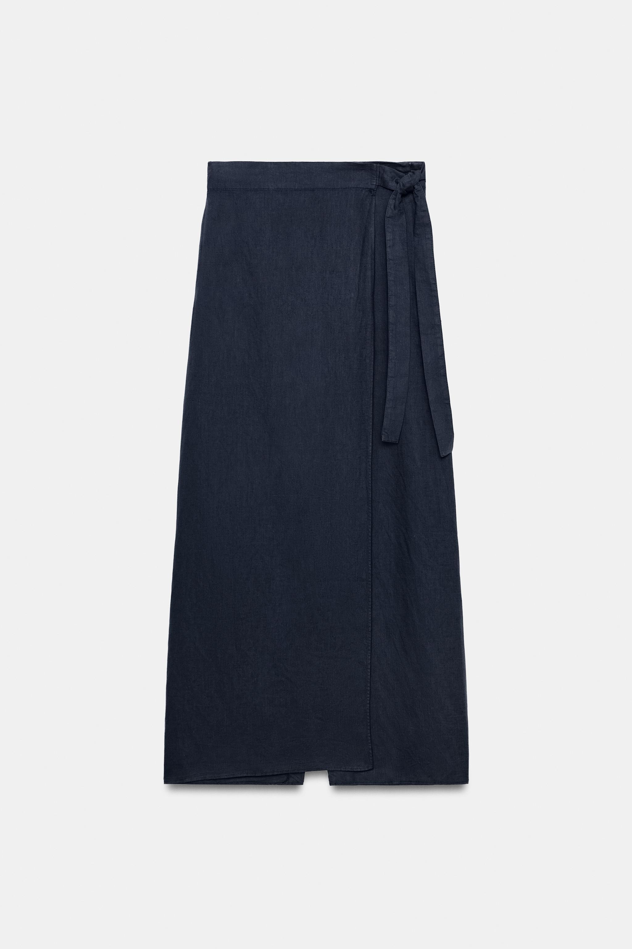 ZW COLLECTION LINEN SARONG TROUSERS | Zara US