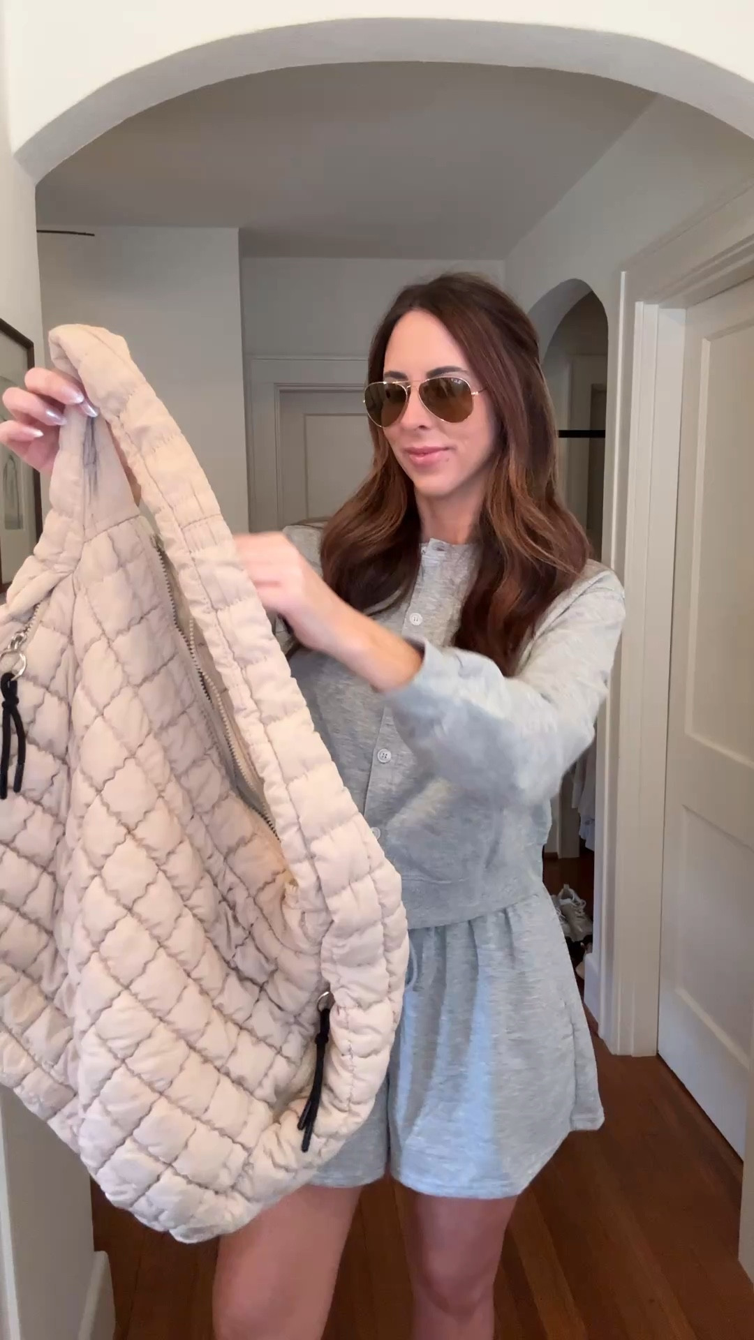 Two piece set, I sized up to a large (from my true size medium) in the set just for a more comfy fit!

#LTKsalealert #LTKSeasonal #LTKfindsunder50