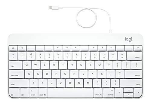 Logitech Wired Keyboard for iPad with Lightning Connector – White | Amazon (US)