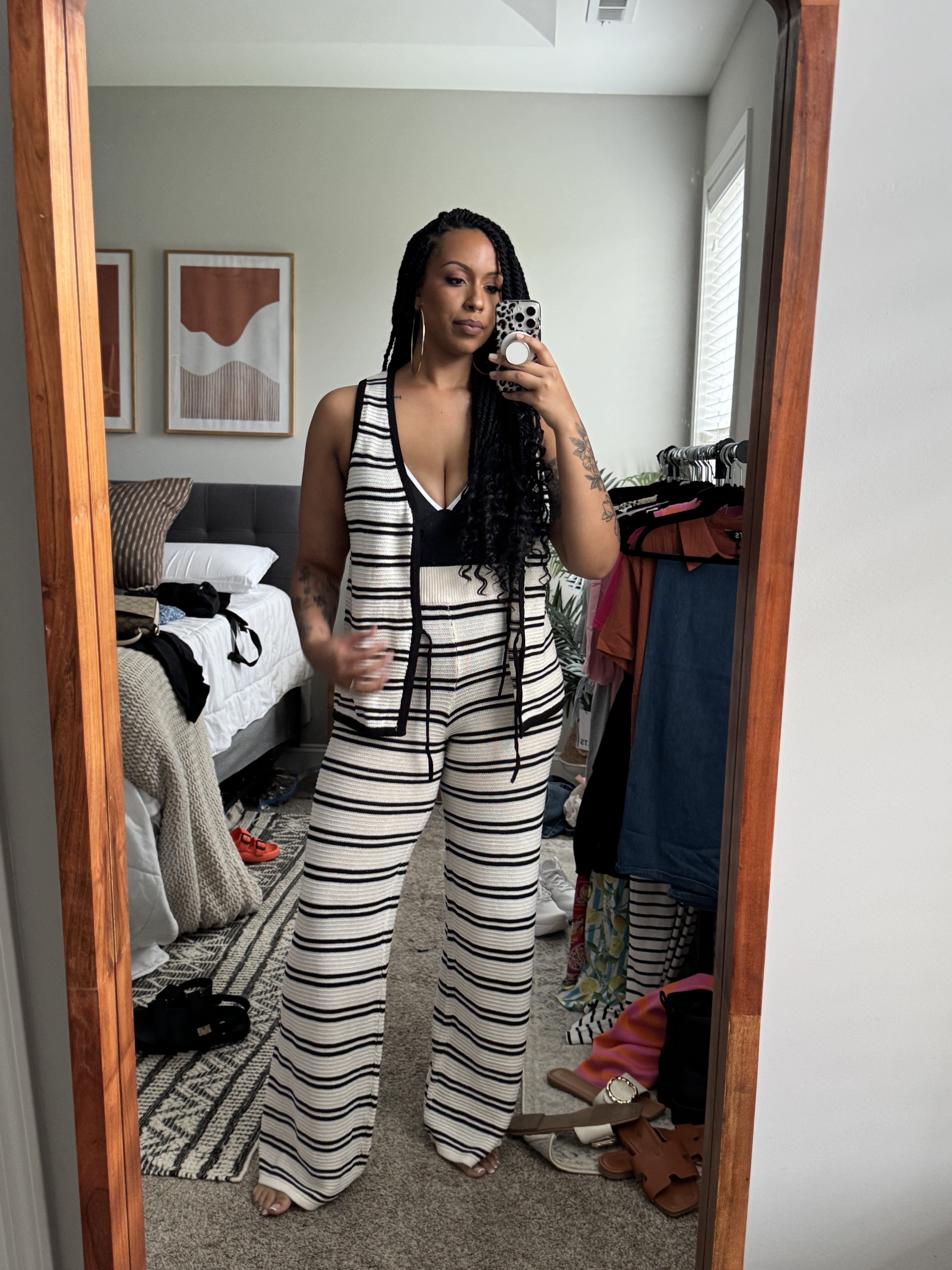 Bathing Suit and Coverup Set! #gifted from Long Tall Sally 

Size 10 in the bathing suit
Size 10/12 in the vest
Size 8 in the pants #LTKSummerEdit

#LTKTall #LTKStyleTip #LTKSwim