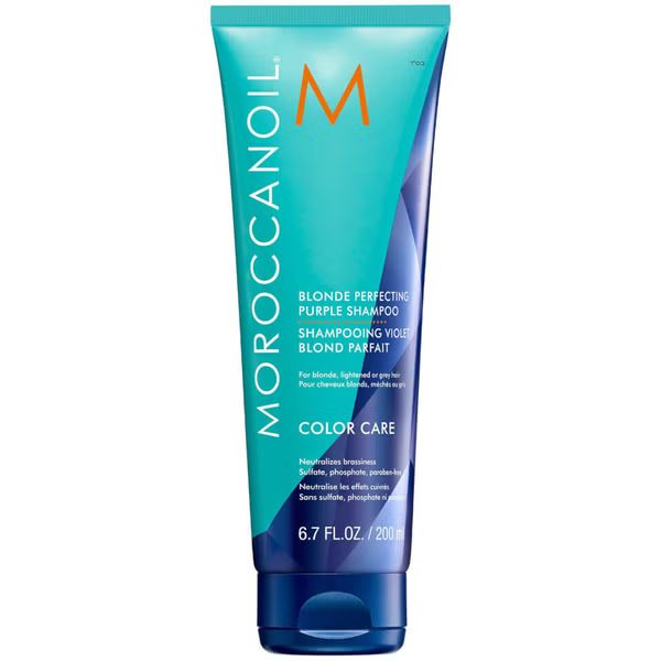 Moroccanoil Blonde Perfecting Purple Shampoo 200ml | Look Fantastic (ROW)