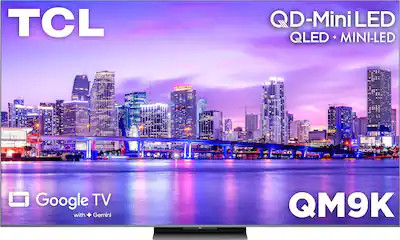 TCL - 65" Class QM9K Series 4K UHD HDR QD-Mini LED Smart TV with Google TV (2025) | Best Buy U.S.
