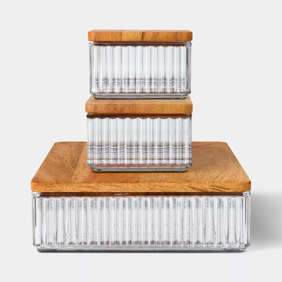 Desktop Storage Containers Trays with Lids Set of 3 - Threshold™ | Target