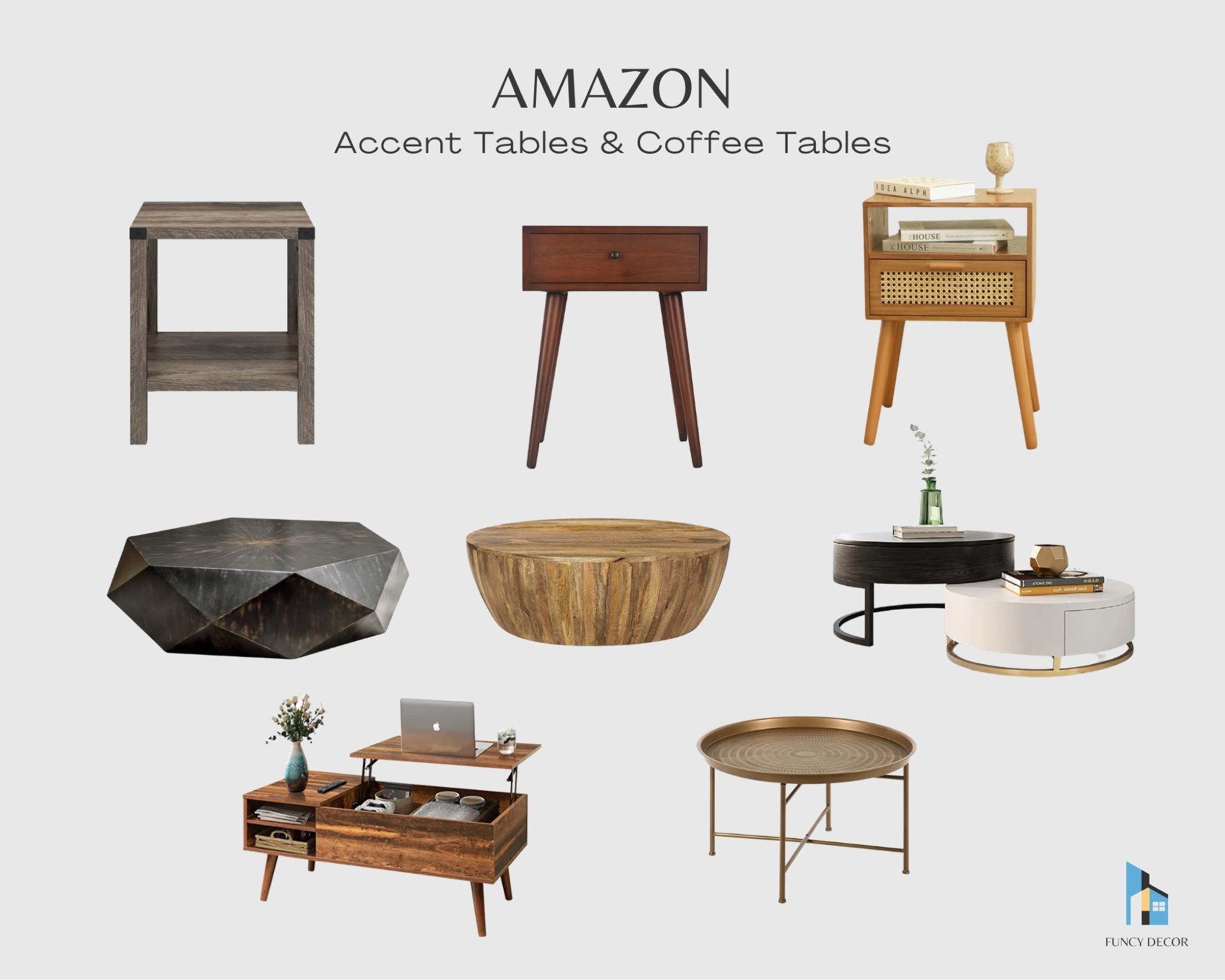 Accent tables and coffee tables from Amazon for that perfect finishing touch to any room in your house 

#LTKSaleAlert #LTKStyleTip #LTKHome