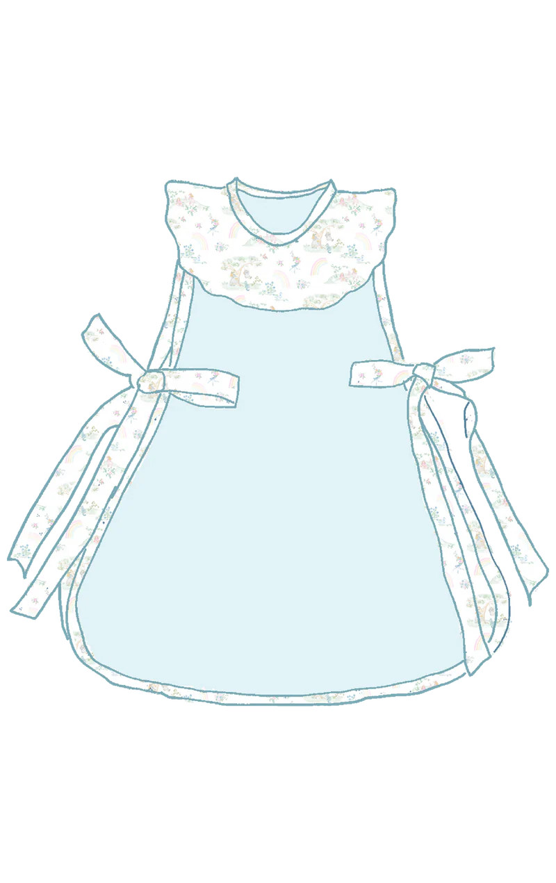 Victoria Coverup in Malibu Blue | Sun House Children's