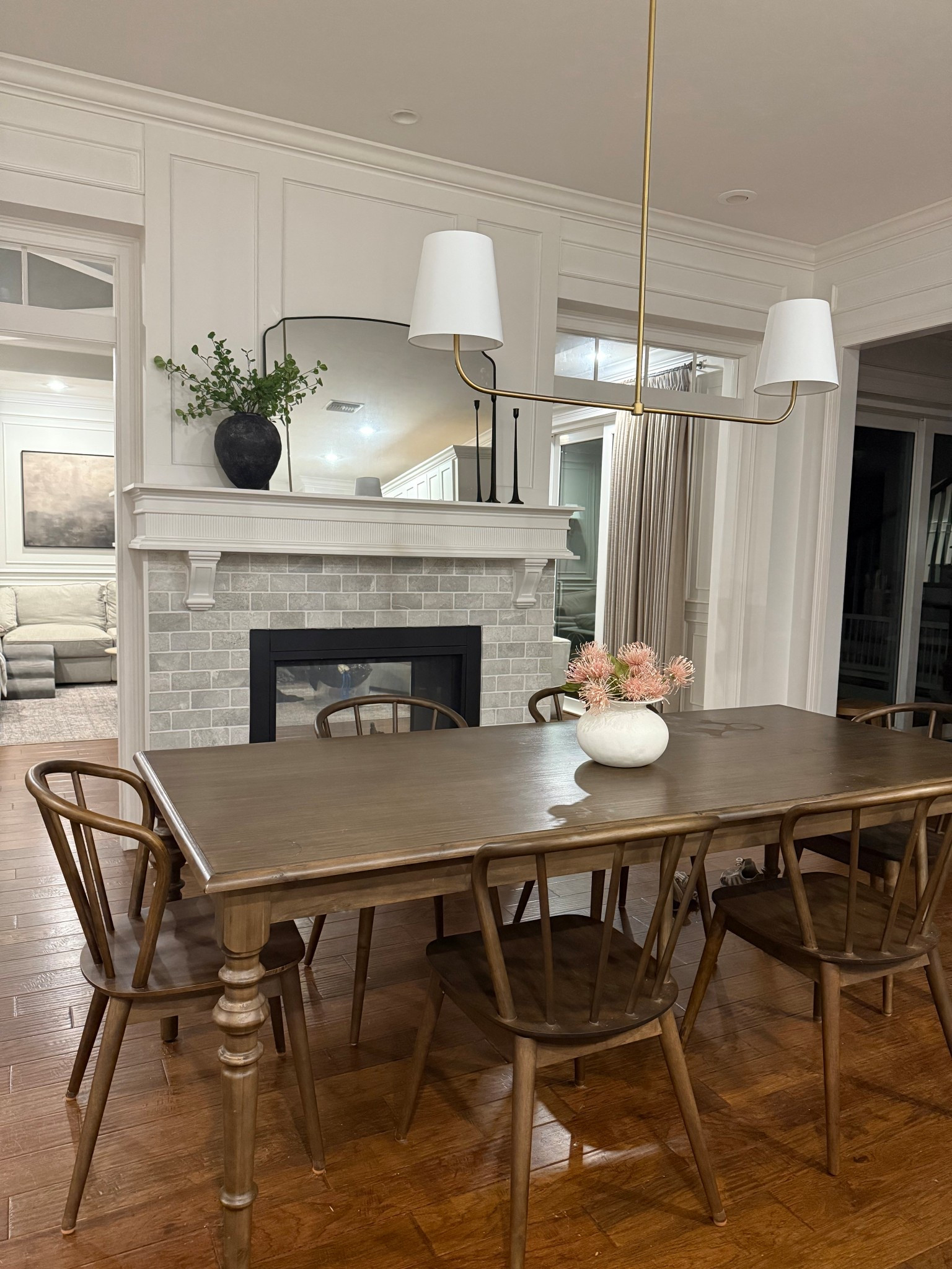 Dining light sale. Brass or matte black. Modern traditional chandelier. Amazon affordable  

#LTKFamily #LTKParties #LTKHome