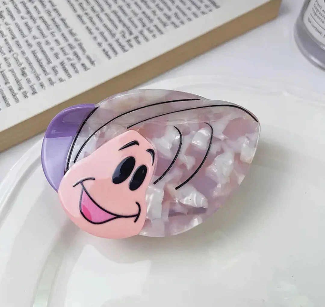 Alice in Wonderland Oyster Disney Claw Clip Hair Holder. Large Durable Hair Clip Claw Clip. - Ets... | Etsy (US)