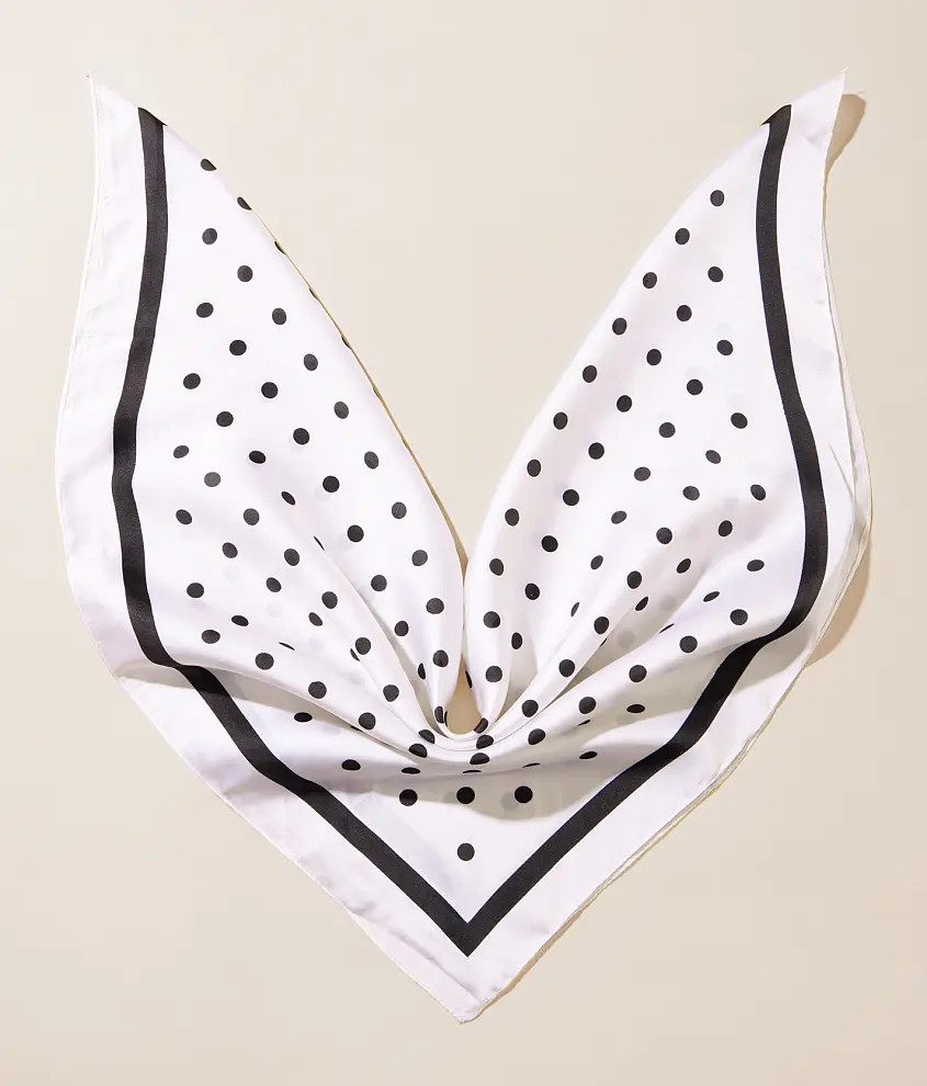 Polka Dot Fashion Scarf | Buckle