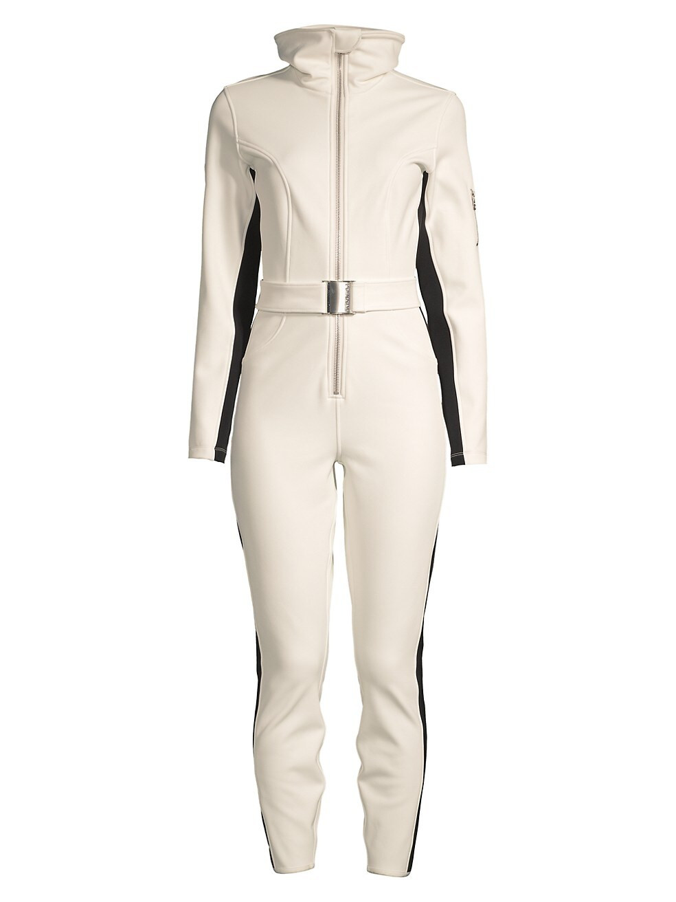 Signature Belted Stripe Skinny Ski Suit | Saks Fifth Avenue