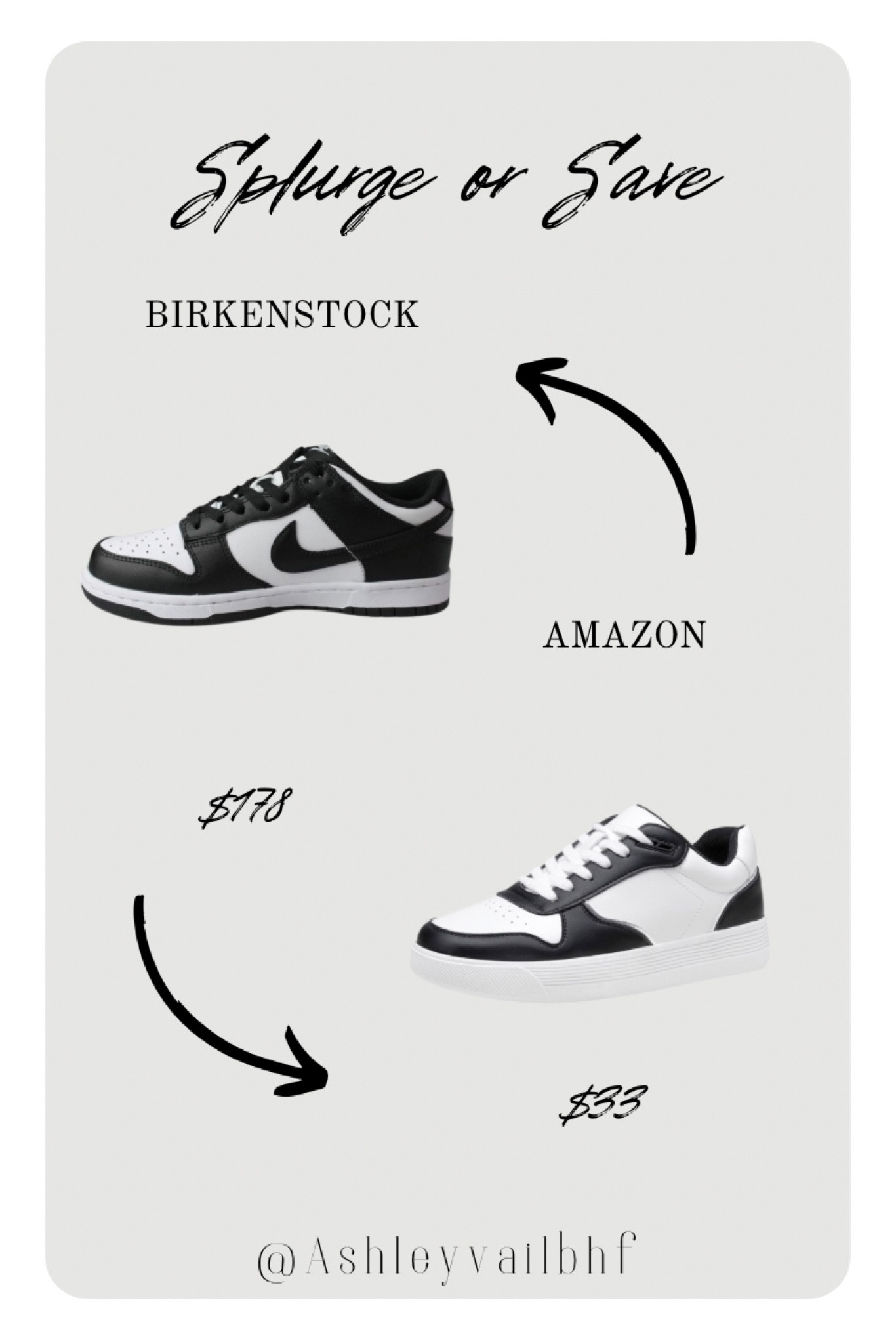 Would you splurge on these Nikes or save on the Amazon look for less? 

#LTKunder100 #LTKunder50 #LTKshoecrush