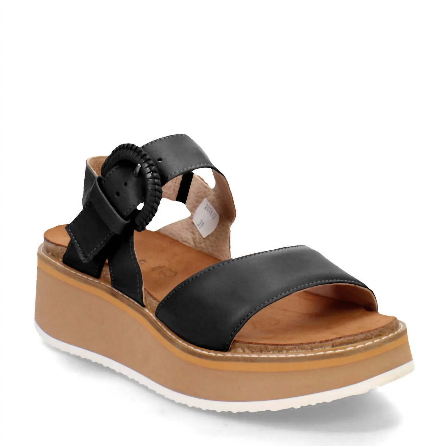 Women's Crepe Sandals In Black | Shop Simon