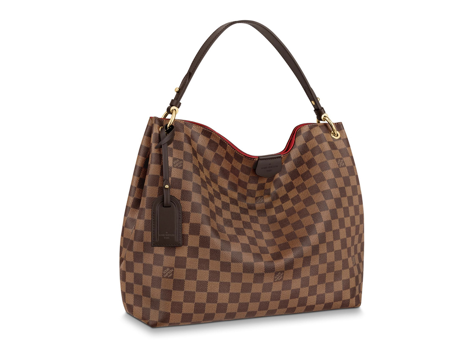 Women's Louis Vuitton Graceful Damier Ebene MM in Cerise Lining | StockX