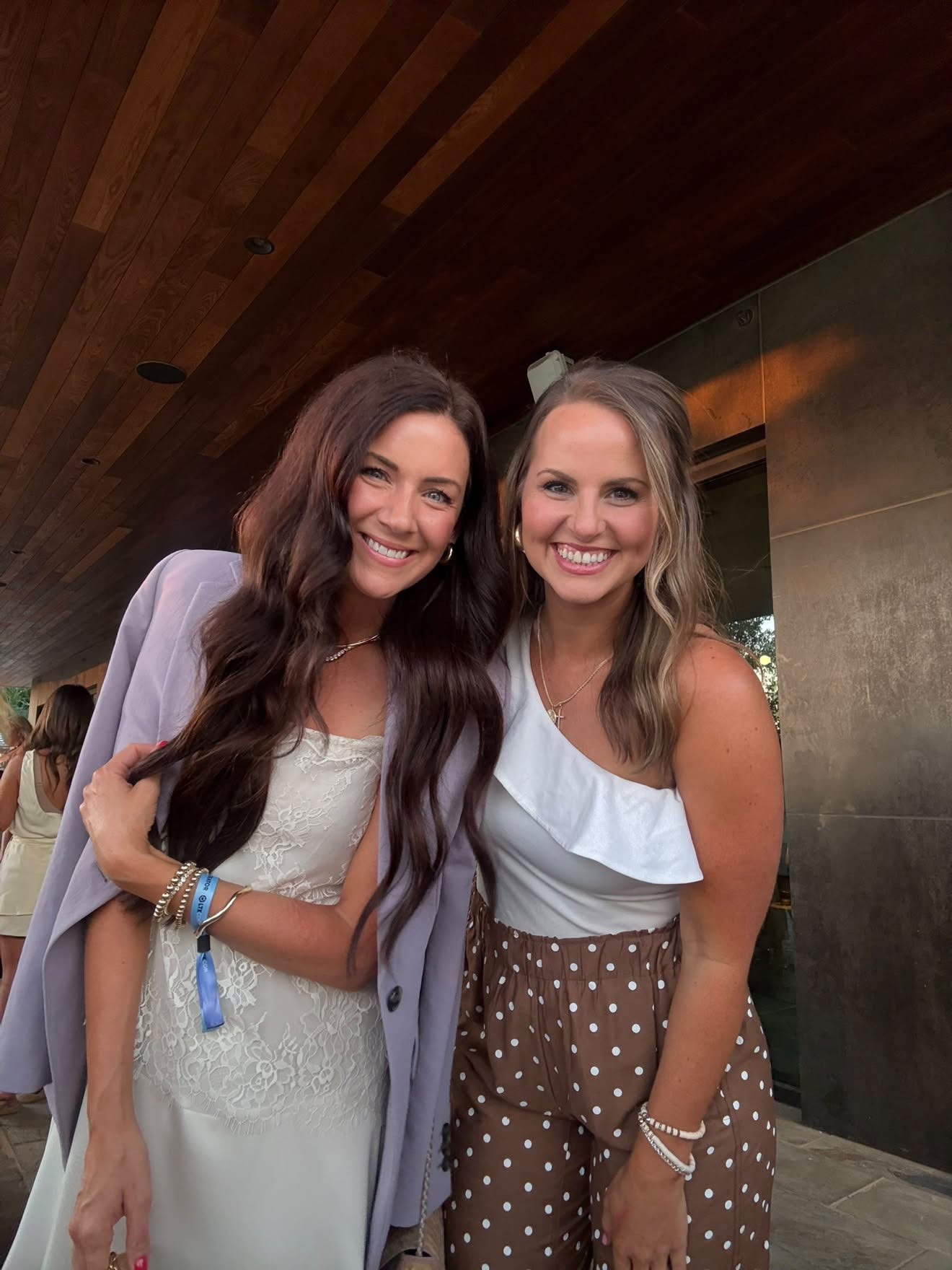 Loved getting to meet other creators in this space at #ltkcon!! @Stylingwithkayla was a sweetheart— beautiful inside and out! Here was our “coastal neutral/ linen” dress code outfits. 

My top is older from @pinklily and my polkadot pants are from @amazon My gold chunky hoops and wedge sandals are from @Avara 💫 

Tap the pic icons to shop!

#LTKNYFW #LTKootd #LTKWorkwear