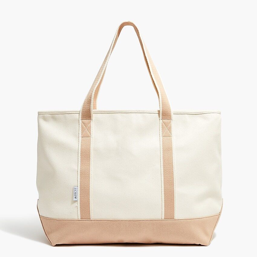 Large canvas tote bag | J.Crew Factory