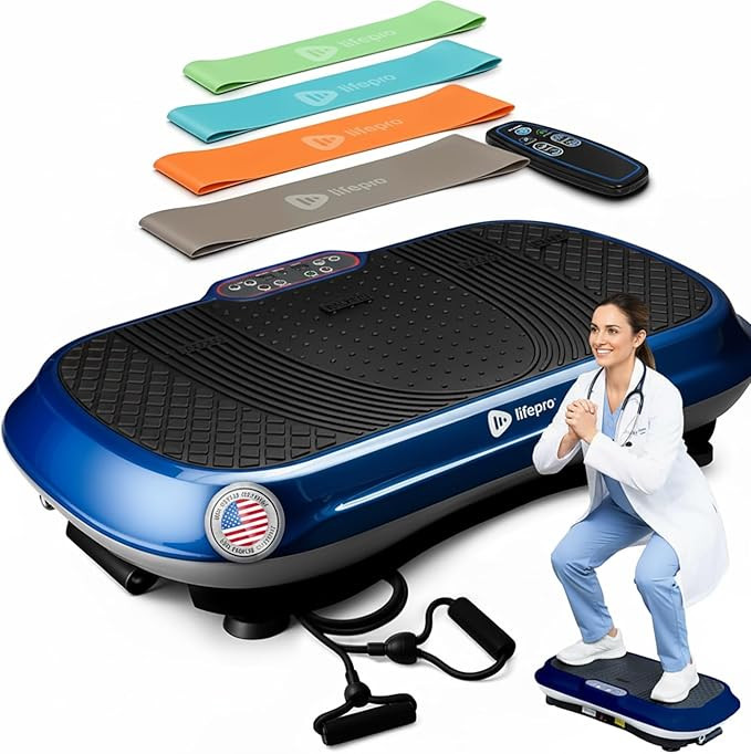 Lifepro Waver Vibration Plate Exercise Machine for Lymphatic Drainage, Muscle Activation, Full-Bo... | Amazon (US)