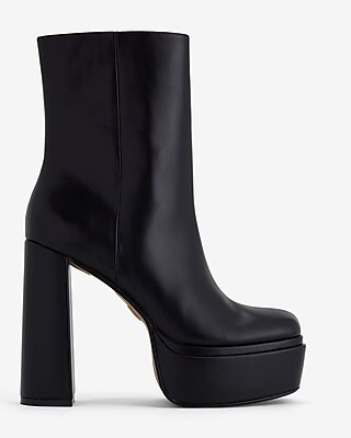 Platform Heeled Ankle Boots | Express