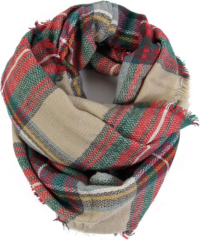 Scarfand's Plaid & Tartan Winter Infinity Scarf Wraps | Amazon (US)