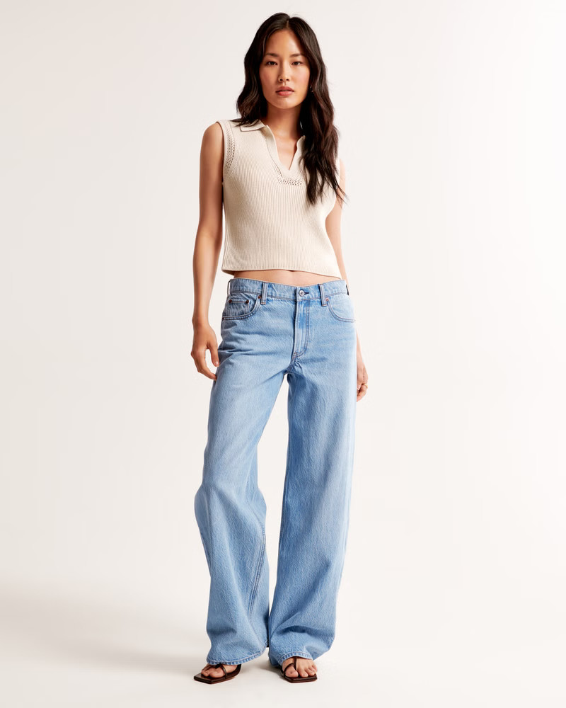 Low Rise Ultra Loose Jean | Abercrombie & Fitch (UK)
