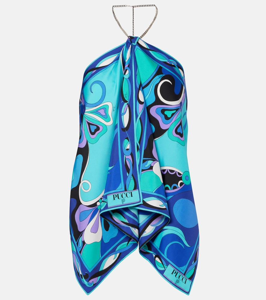 Pucci Orchidee silk twill top | Mytheresa (US/CA)