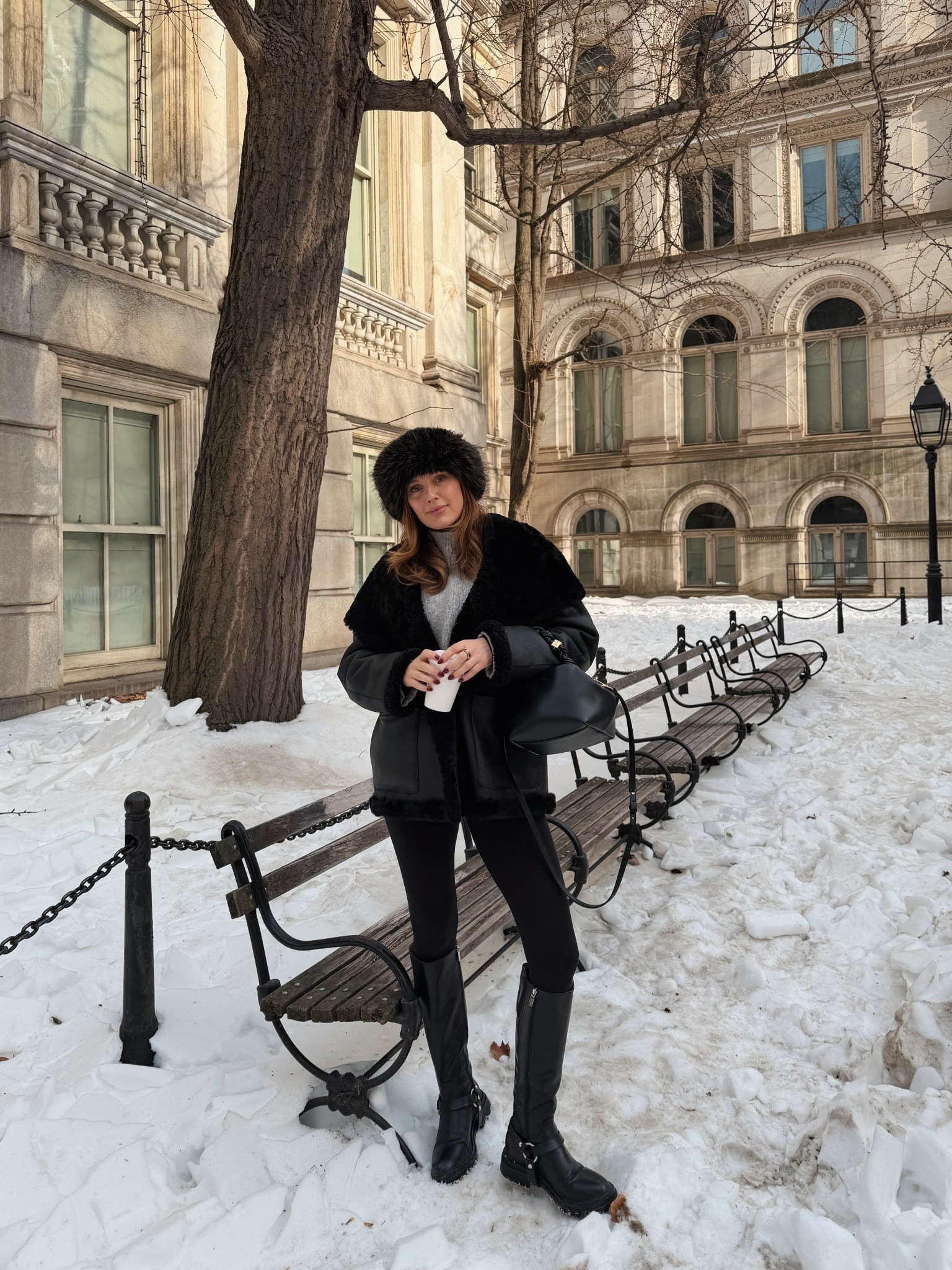 Wearing an xs in the jacket 