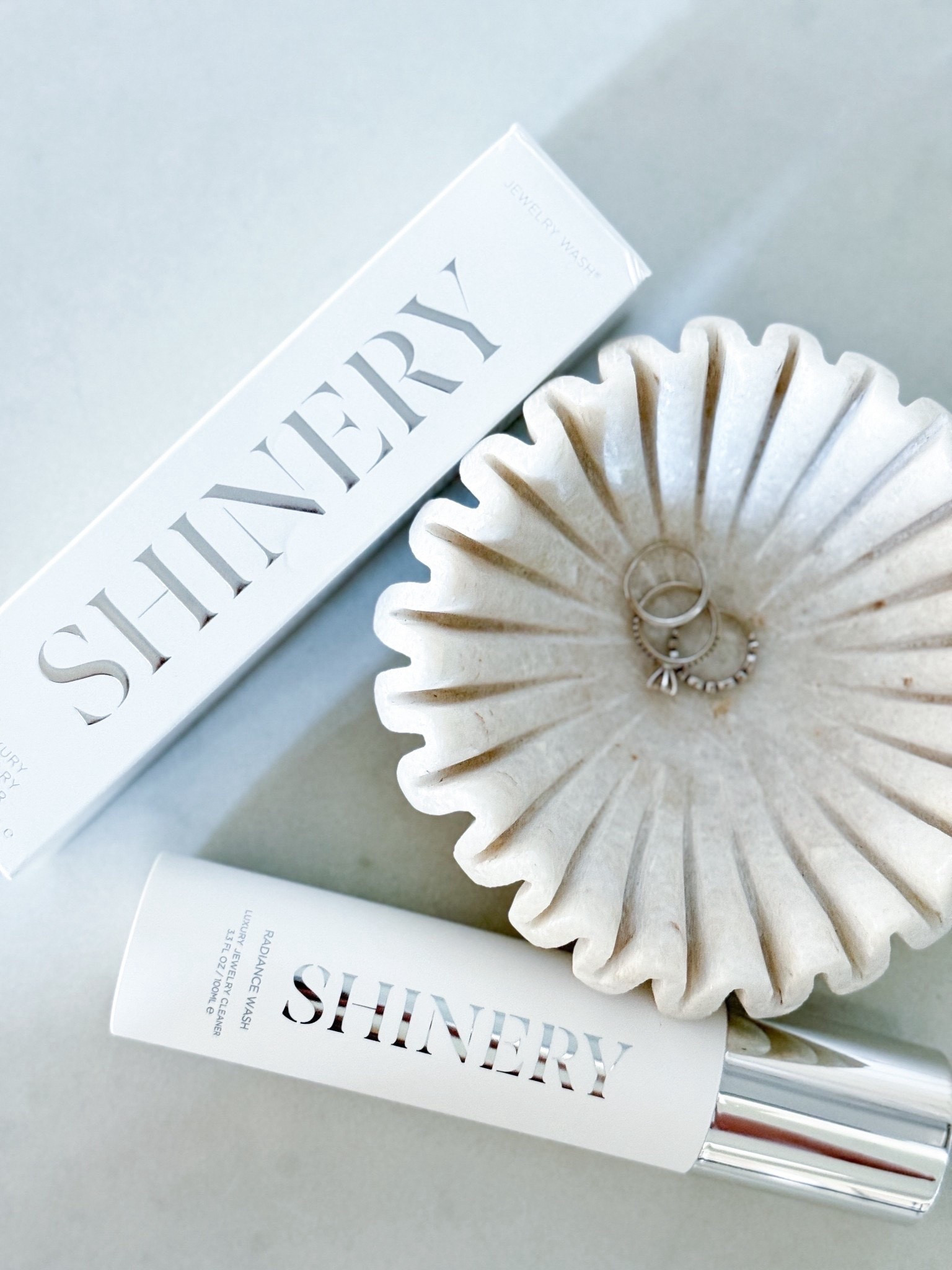 Shiny rings only. I’ve been using this jewelry cleaner for my rings & I’m obsessed! It’s gentle, effective, & honestly makes them look freshly polished every time. No harsh chemicals, no mess. Just clean, sparkly jewelry without the hassle. If you’ve been letting your rings dull out on your finger, this is your sign.

jewelry cleaner - jewelry wash - gentle jewelry cleaner - shinery jewelry cleaner - ring cleaner - non toxic jewelry cleaner - jewelry polish - luxury jewelry cleaner - best jewelry cleaner - clean engagement ring - clean wedding ring - clean gold jewelry - clean silver jewelry - ring cleaner for home - jewelry cleaner that works

#LTKWedding #LTKvlog #LTKU
