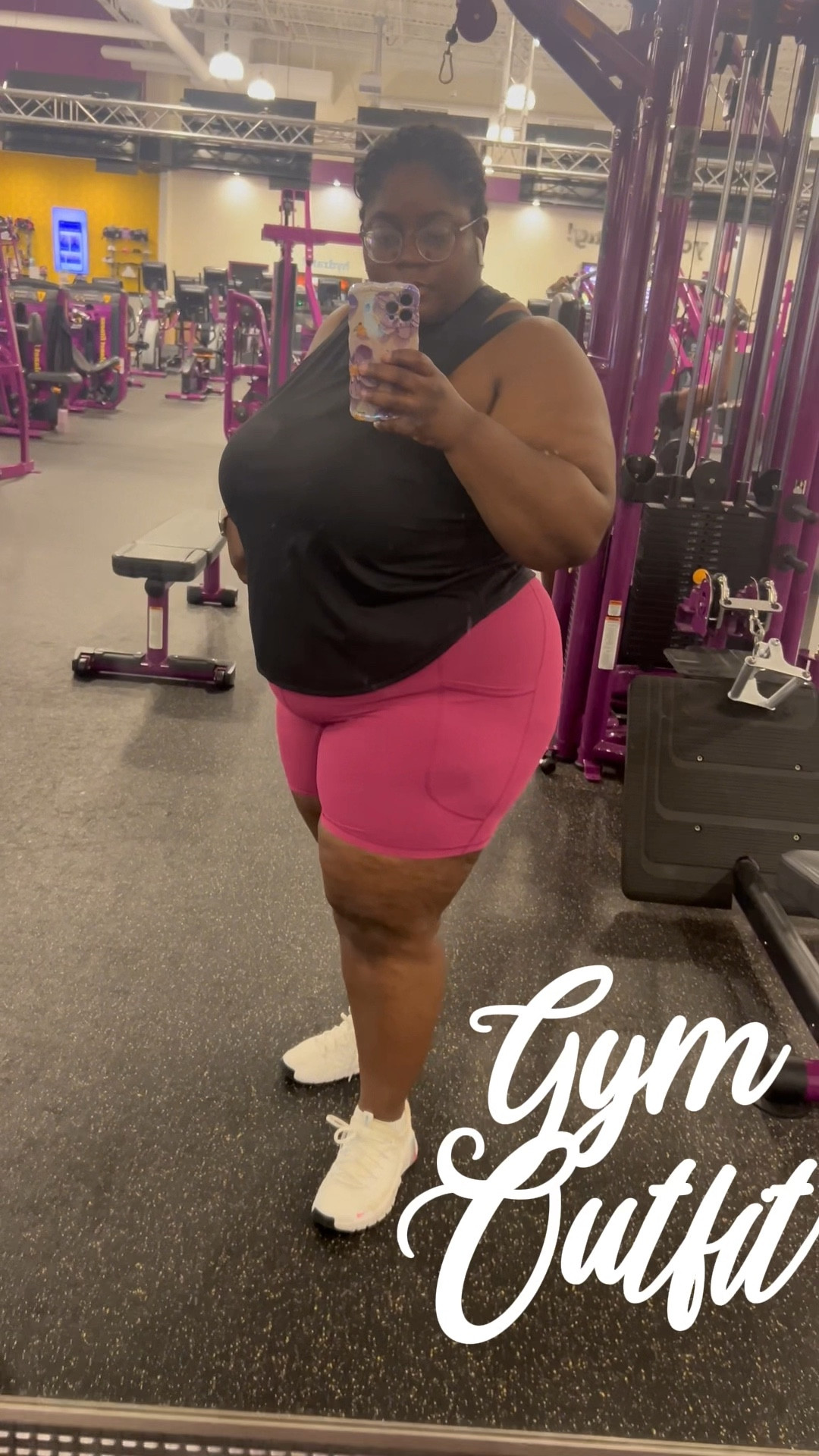 Plus Size Gym Outfit of the Day 💖

#LTKPlusSize #LTKActive #LTKFindsUnder50