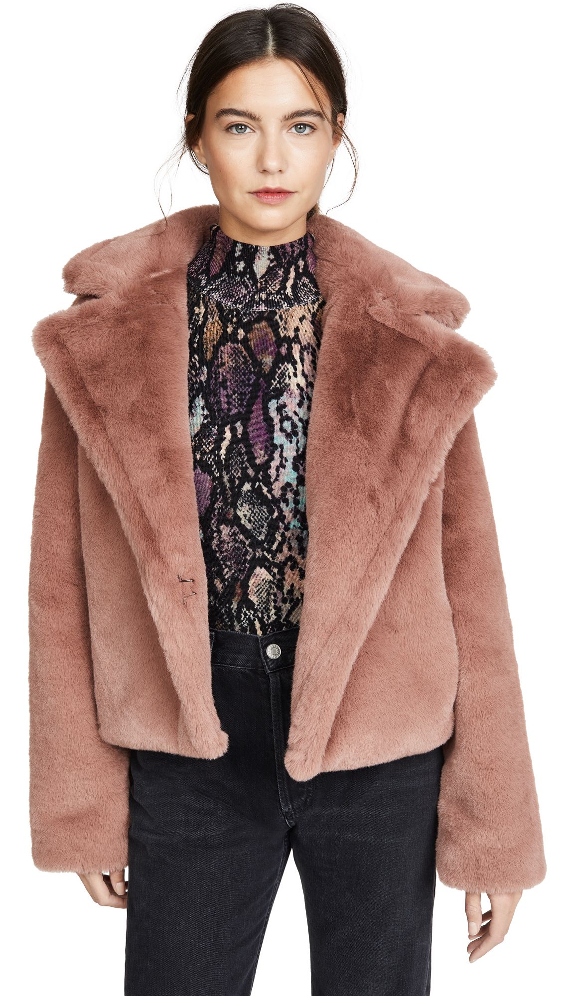 BB Dakota Big Time Plush Faux Fur Jacket | Shopbop