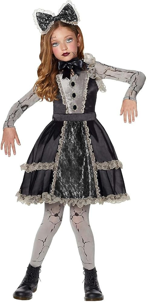 Spirit Halloween Kids Broken Doll Costume - The Signature Collection | Amazon (US)