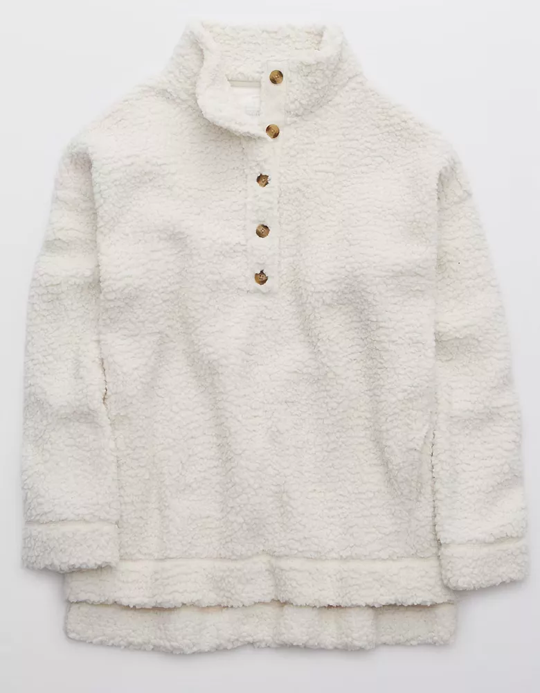 Aerie cloud discount sherpa oversized pullover