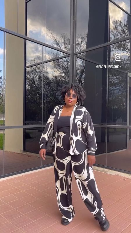 Obsessed with this black and white plus size matching set from Eloquii. Perfect set to mix and match with and maximize your wardrobe.  

#LTKcurves #LTKunder100 #LTKsalealert