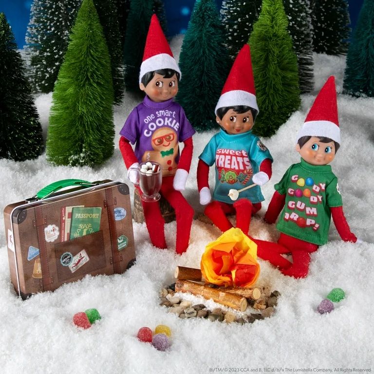The Elf on the Shelf Sweet Treat Tee Shirt Pack for Scout Elves - Walmart.com | Walmart (US)
