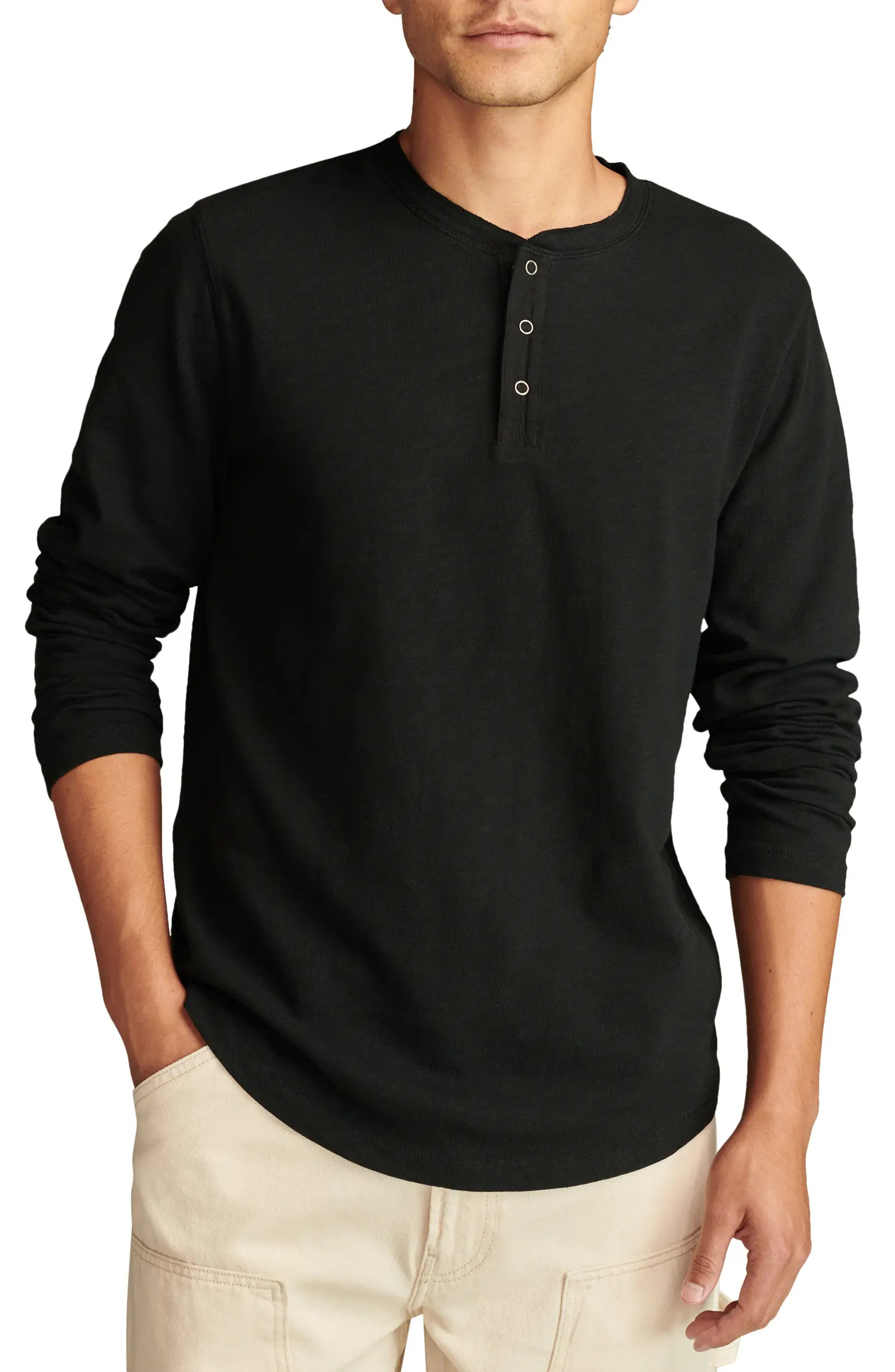 Weekend Long Sleeve Slubbed Henley | Nordstrom