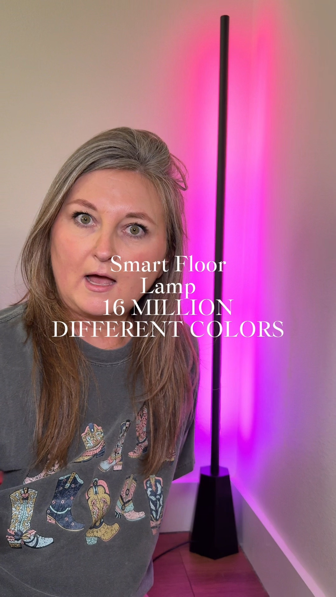 Smart floor lamp with an app to control over 16 million different colors

#LTKHome #LTKMostLoved #LTKFindsUnder100