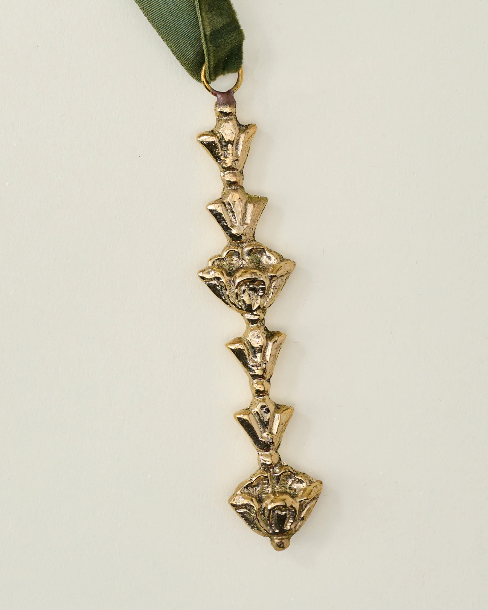 Solid Brass Tulip Icicle Ornament, Set of 12 | Magnolia