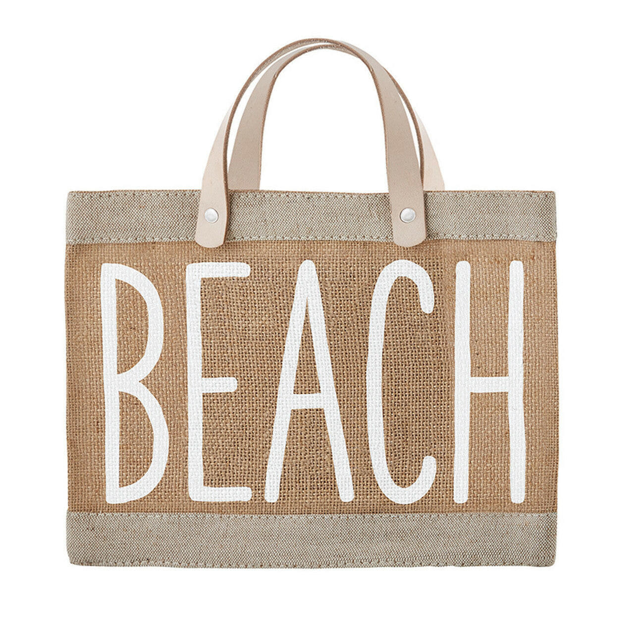 Beach Jute Tote | Small Coastal-Inspired Bags | New England Trading Co | The New England Trading Company