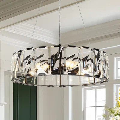 Beatriz 6 - Light Dimmable Black Crystal Chandelier | Wayfair North America