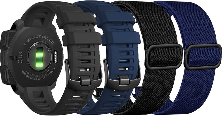 OTOPO Bands for Garmin Instinct 1/ 2 Solar Watch Band, Instinct 3 45mm Soft Nylon and Elastic Nylon Ultra-light Wristband Stretchy Replacement Strap Men Women for Garmin Instinct Tactical/Esports/Solar/Tide | Amazon (CA)