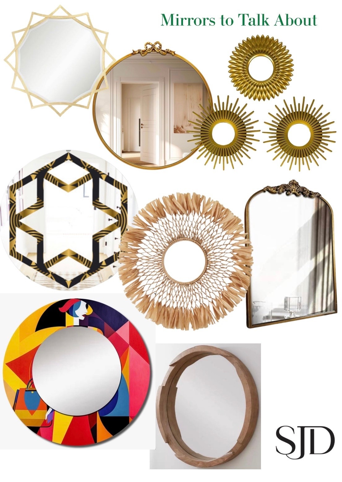 A mirror should do more than reflect a room — it should become part of the conversation ✨
From sculptural gold frames to organic textures and bold artistic statements, mirrors are one of the easiest ways to add personality, light, and dimension to your home. Which style are you choosing?

1️⃣ Classic elegance
2️⃣ Coastal texture
3️⃣ Modern organic
4️⃣ Bold artistic statement

#InteriorDesign #MirrorDesign #StatementMirror #HomeDecor #sjddesignbuild

#LTKHome #LTKMothersDay