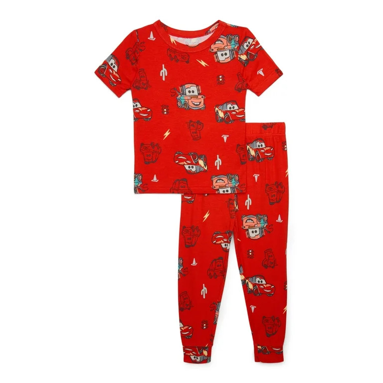 Character Toddler Viscose Unisex 2-Piece Pajama Set, Sizes 12M-5T | Walmart (US)