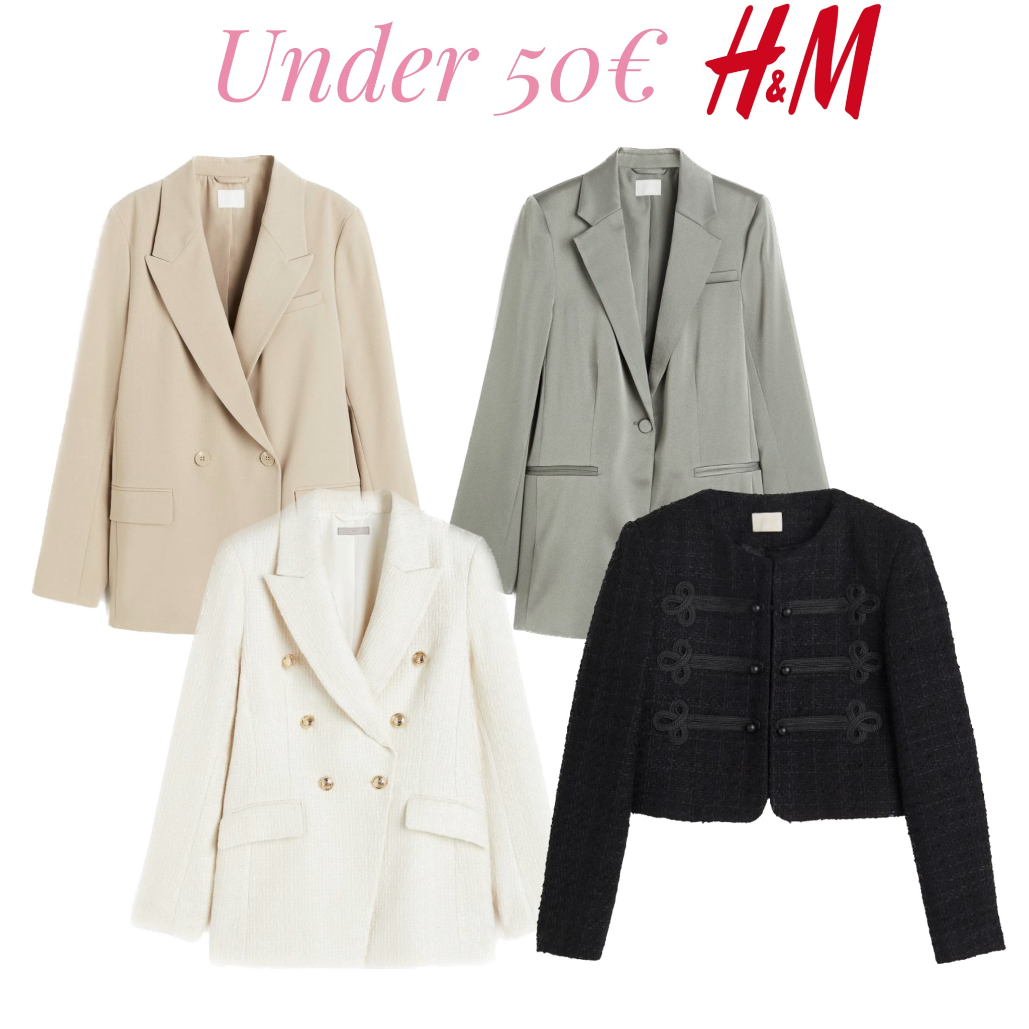 Saldi H&M!  Blazer e giacche sotto i 50€!

#LTKsalealert #LTKmidsize #LTKSeasonal