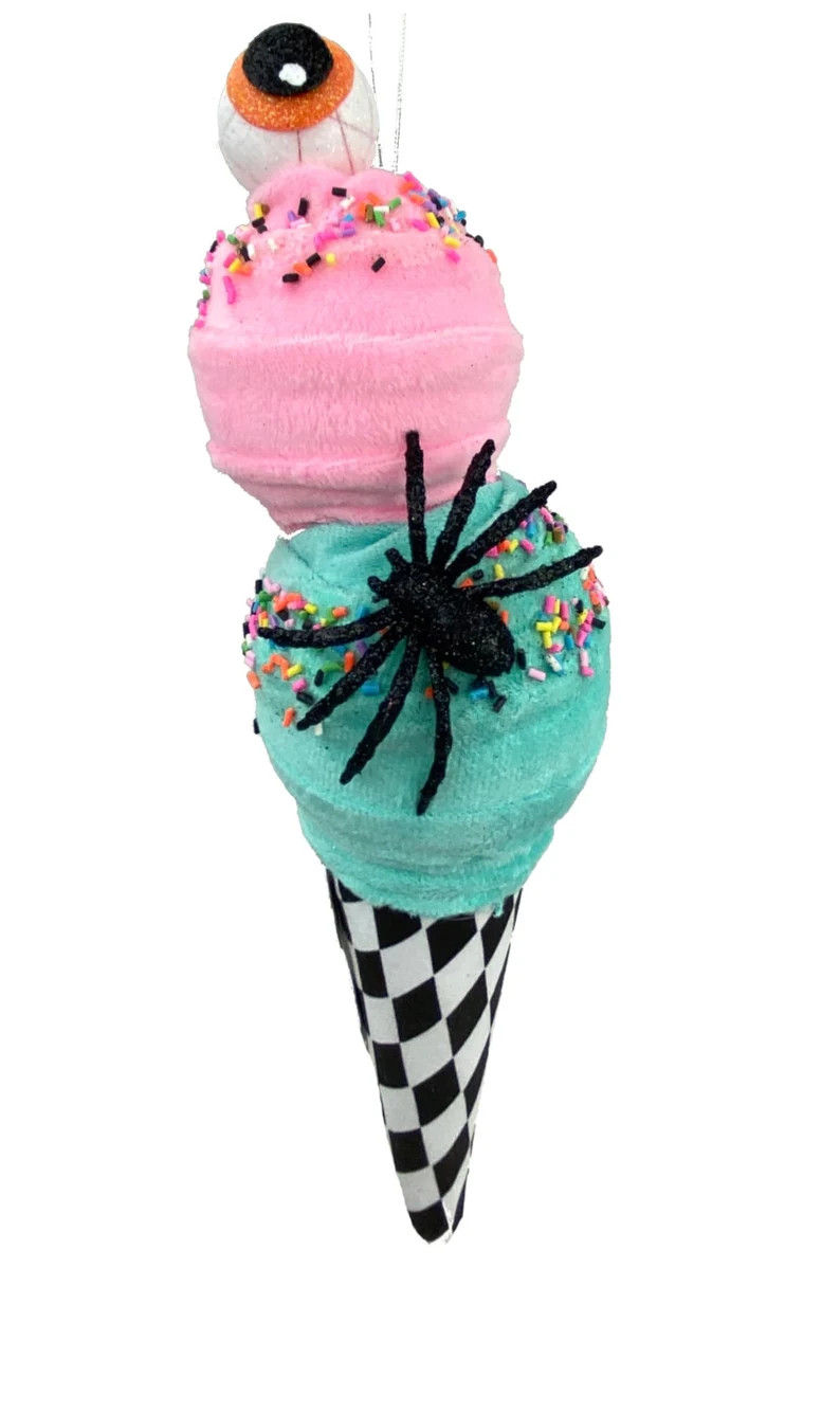 Eye-Scream Pastel Ice Cream Cone Ornament ~ 12” | Etsy (US)