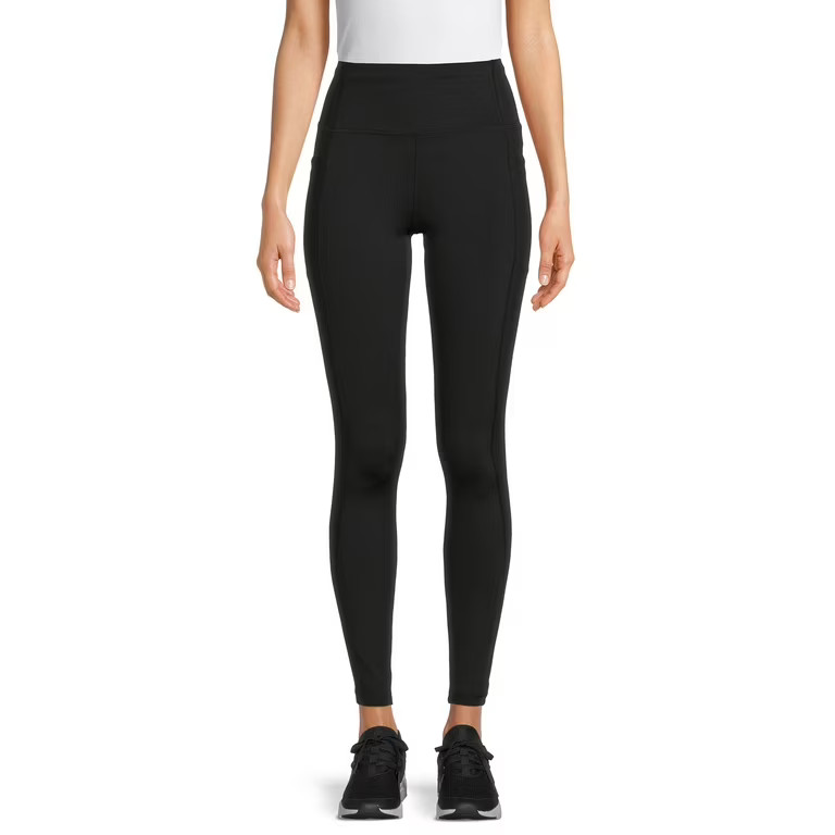 Avia Women’s 28" High Waist Ankle Leggings with Side Pockets | Walmart (US)