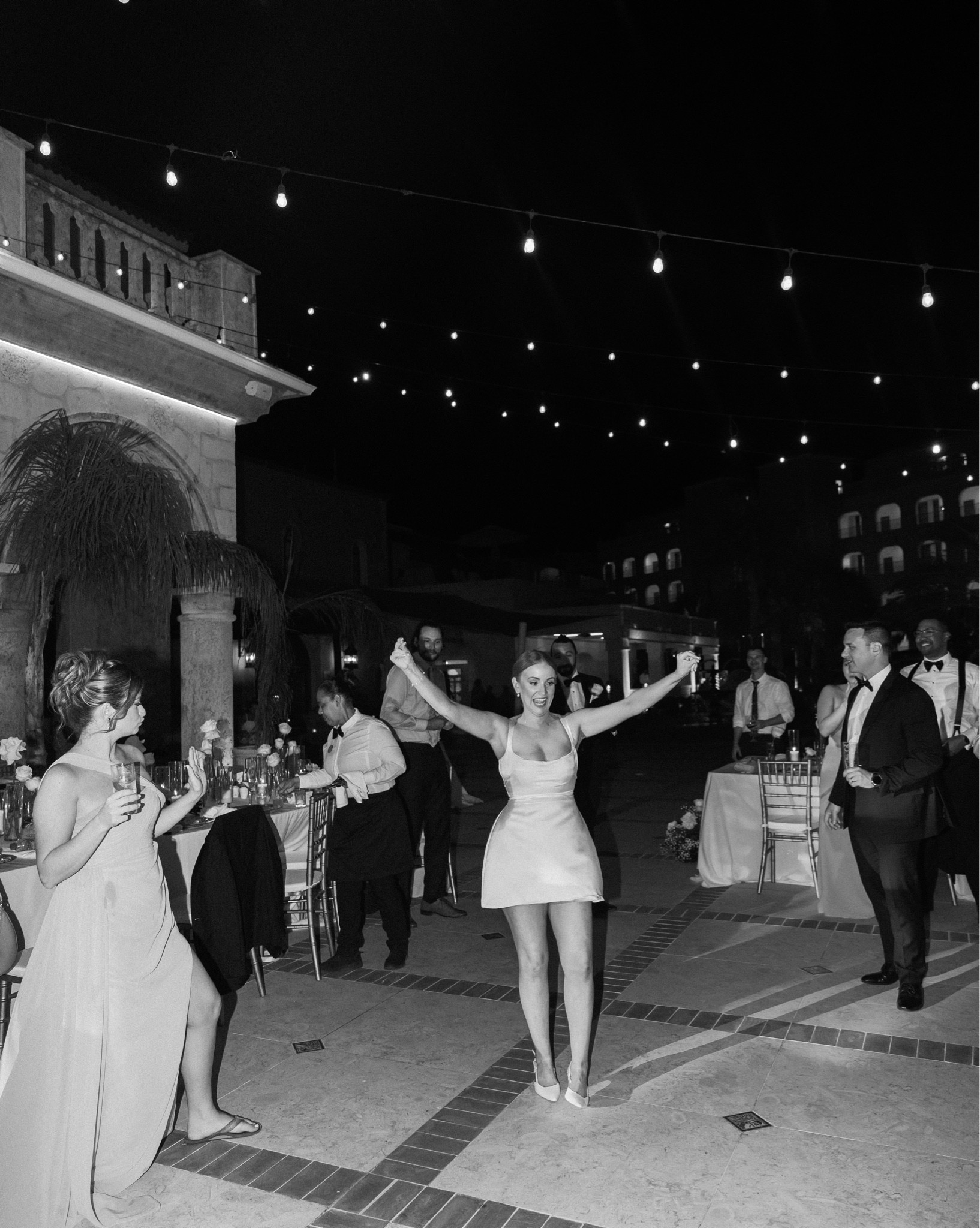 Reception dress ready! This short white bridal dress is perfect for an outfit change, second look, bachelorette, bridal shower, or rehearsal dinner. Styled it with drop pearl earrings and white pointed kitten heels for a timeless bridal vibe. Bridal mini dress, short white dress, 

#LTKStyleTip #LTKWedding