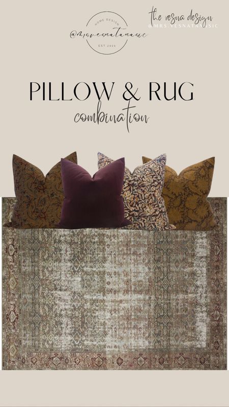 Pillow & Rug Combination ✨ this is the rug in our bedroom & on sale! Pillows are also on SALE! 

Follow @mrs.vesnatanasic on Instagram for daily home decor, interior design, styling & daily inspiration weekend sale, studio mcgee x target new arrivals, coming soon, new collection, fall collection, spring decor, console table, bedroom furniture, dining chair, counter stools, end table, side table, nightstands, framed art, art, wall decor, rugs, area rugs, target finds, target deal days, outdoor decor, patio, porch decor, sale alert, dyson cordless vac, cordless vacuum cleaner, tj maxx, loloi, cane furniture, cane chair, pillows, throw pillow, arch mirror, gold mirror, brass mirror, vanity, lamps, world market, weekend sales, opalhouse, target, jungalow, boho, wayfair finds, sofa, couch, dining room, high end look for less, kirkland’s, cane, wicker, rattan, coastal, lamp, high end look for less, studio mcgee, mcgee and co, target, world market, sofas, couch, living room, bedroom, bedroom styling, loveseat, bench, magnolia, joanna gaines, pillows, pb, pottery barn, nightstand, cane furniture, throw blanket, console table, target, joanna gaines, hearth & hand, arch, cabinet, lamp, cane cabinet, amazon home, world market, arch cabinet, black cabinet, crate & barrel, pottery barn, mcgee & co, entryway, foyer, rug, wood table, sale alert, pedestal table, round table, floor lamp, chair, vase, vintage, antique vase, vessel, cb2, home goods, arhaus, master bedroom, primary bedroom, penn chair, west elm. 

#LTKGiftGuide #LTKHoliday #LTKCyberweek