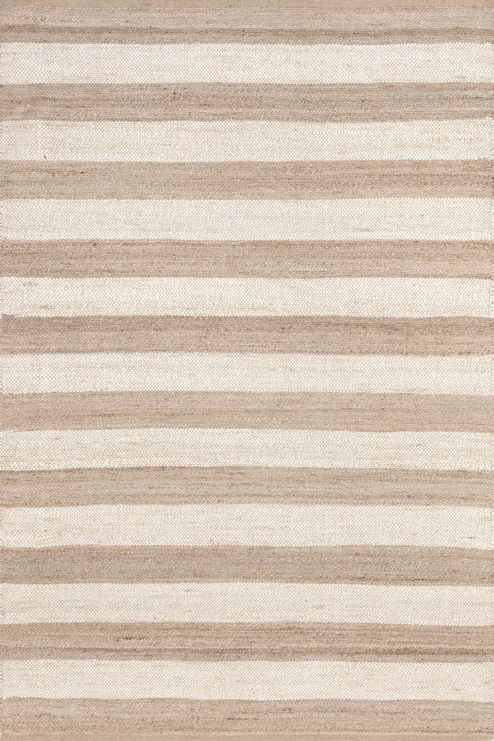 Color: Off WhiteJute And Denim Even Stripes Rug | Denim Denim swatchJute And Denim Even Stripes R... | Rugs USA