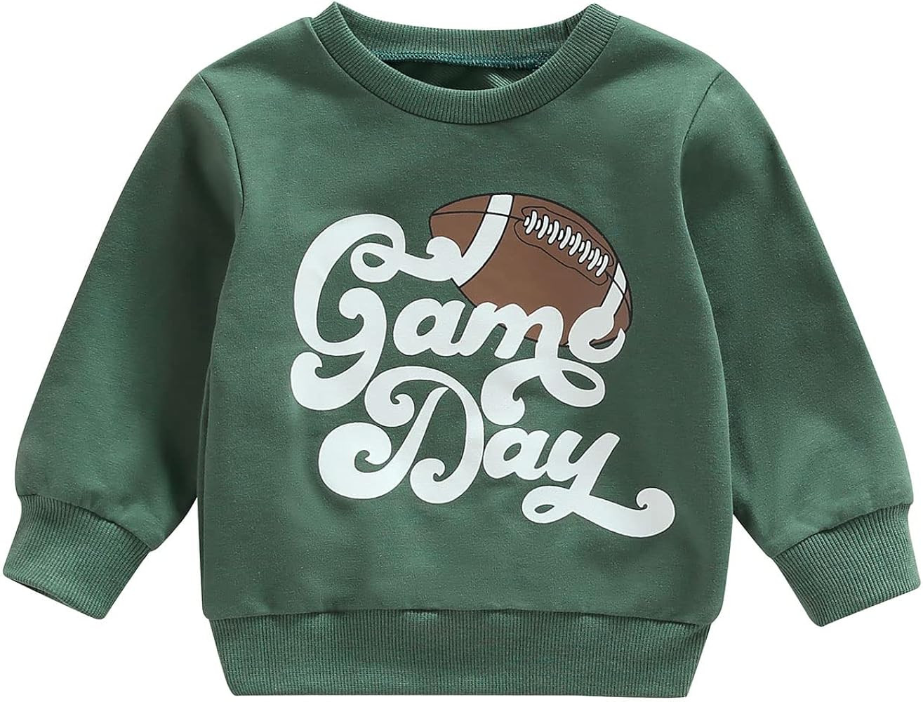 Karuedoo Toddler Baby Girl Boy Football Outfit Game Day Sweatshirt Long Sleeve Pullover Oversized... | Amazon (US)