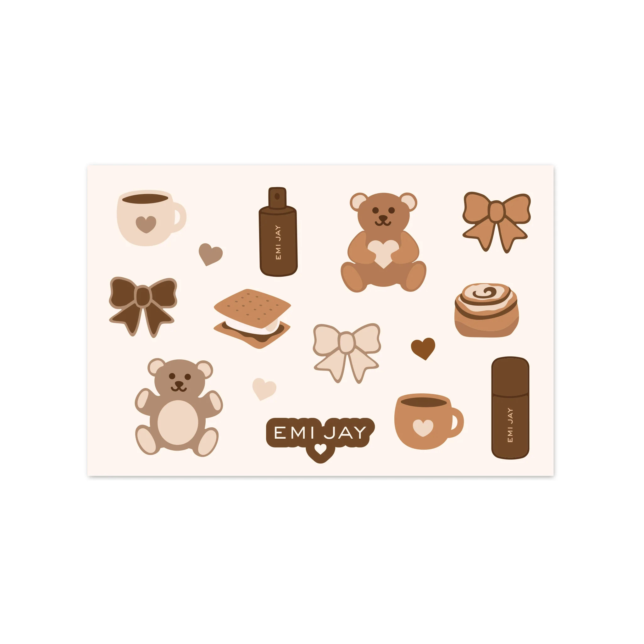 Toasted Sugar Sticker Set | Emi Jay
